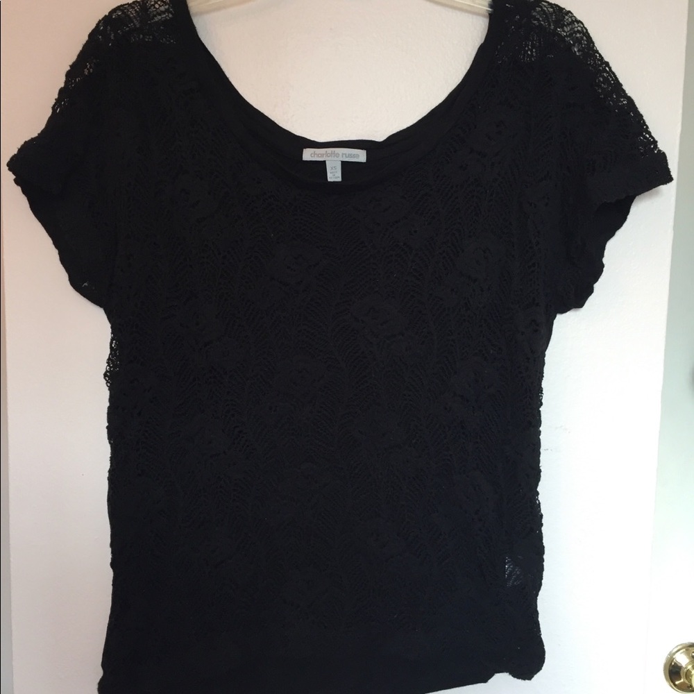 Front lace top